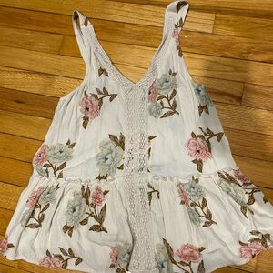 American Eagle Outfitters Cream Top